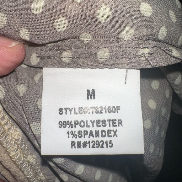 NWOT Polka Dot High low tunic size Med - Picture 5 of 5